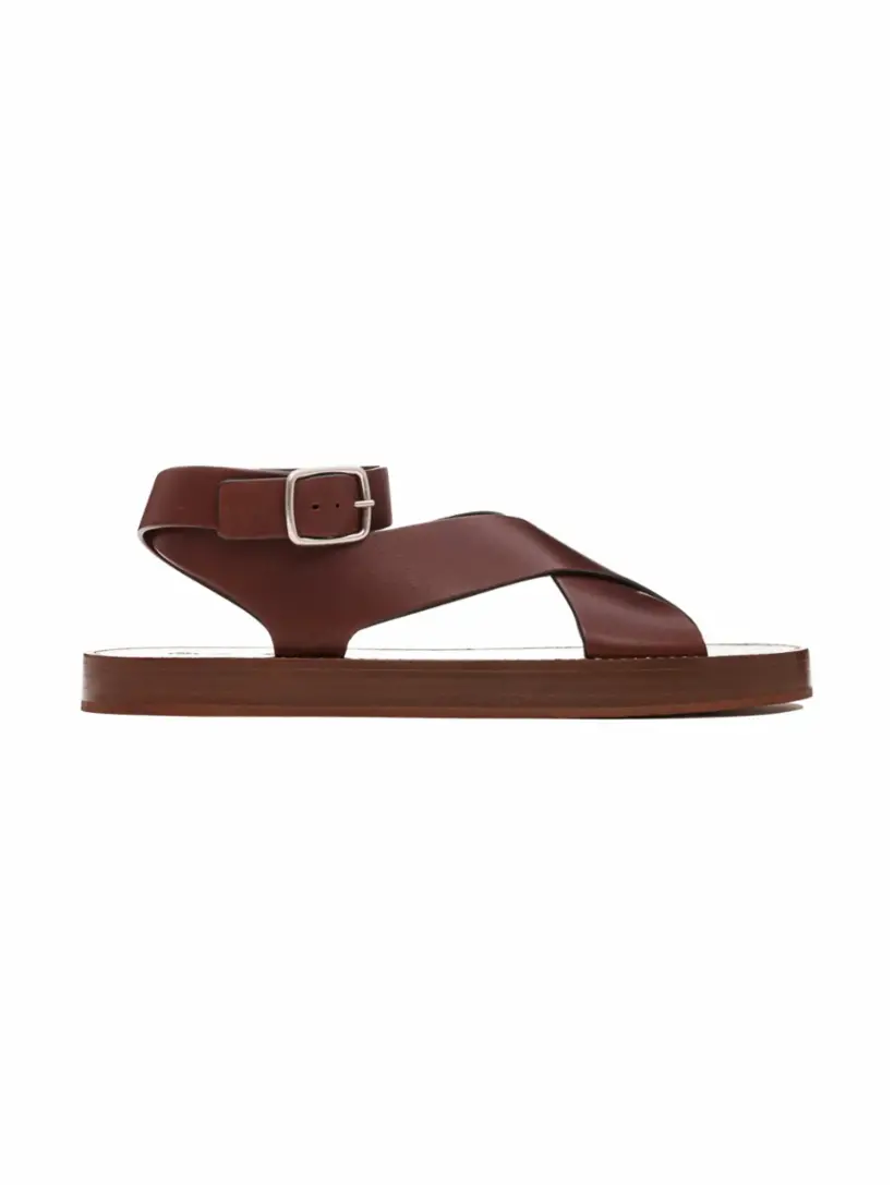 

Кожаные сандалии Sumie Loro Piana, коричневый