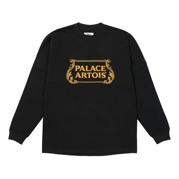 

Худи PALACE x Stella Artois Crossover Casual Alphabet Long Sleeves Unisex Black, черный