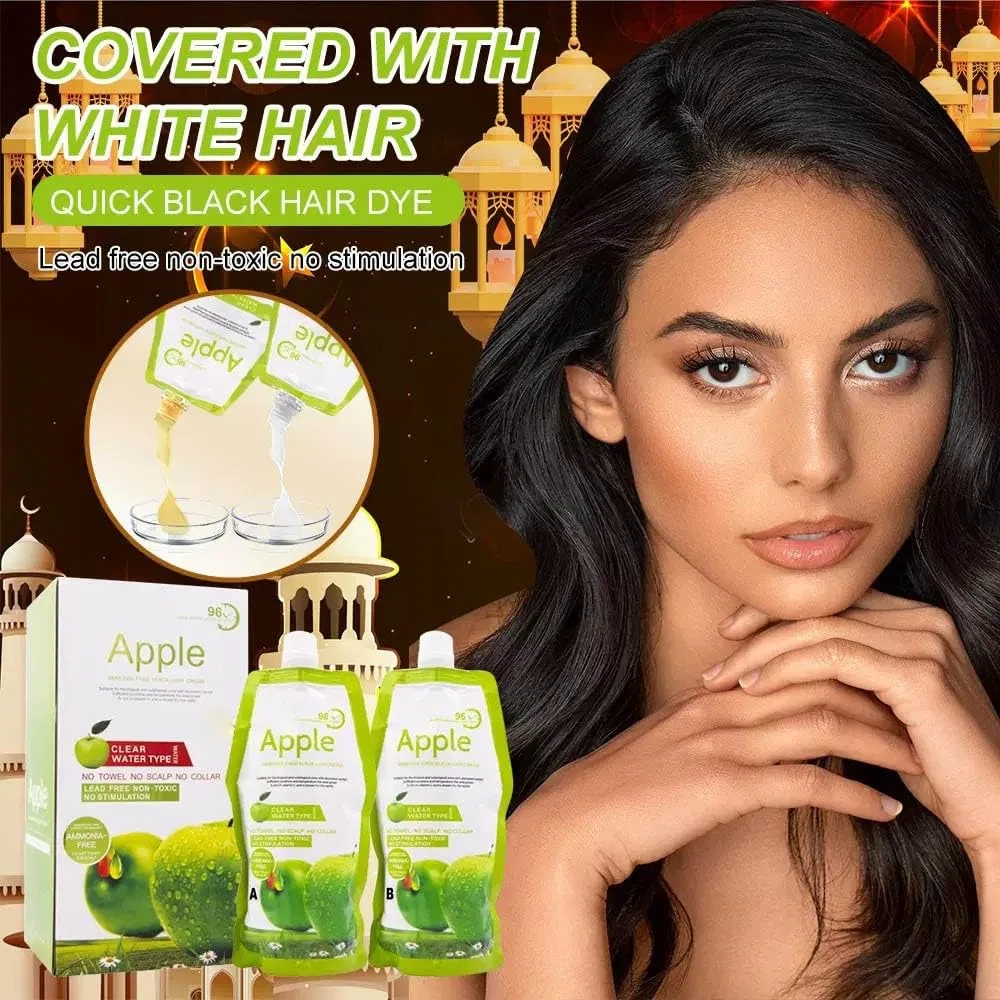 Крем-краска для волос «Black Hair Dye Cream» от Apple Generisch, 42Ff — фото 2