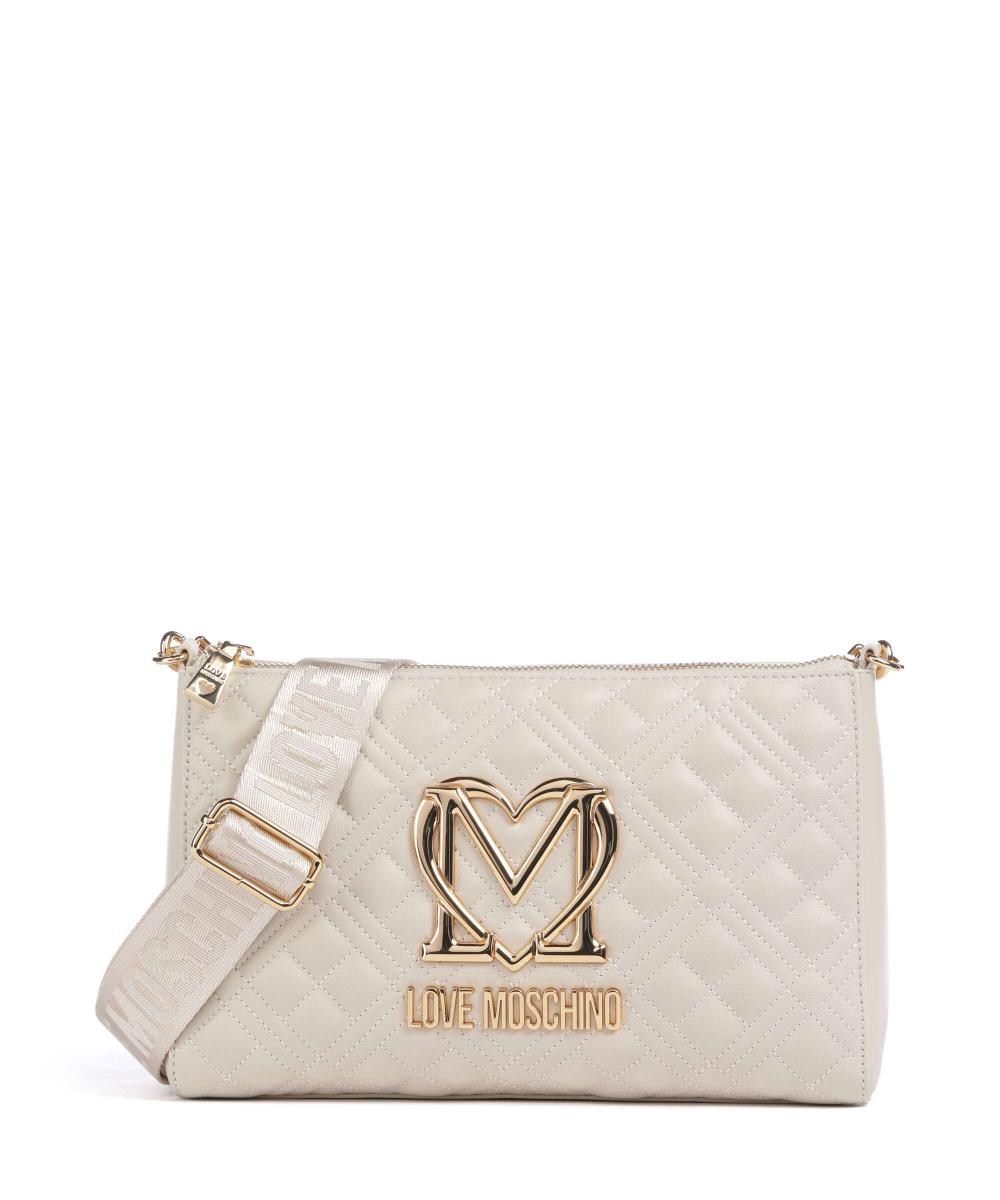 

Сумка через плечо Allure из кожи наппа полиуретан Love Moschino, белый