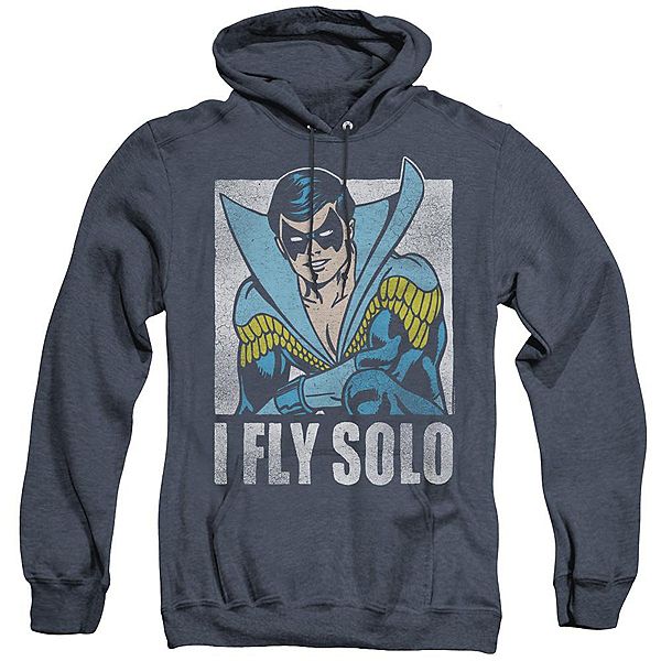 

Толстовка с капюшоном Dc comics fly solo adult heather Licensed Character