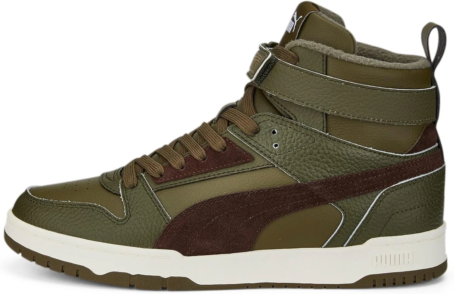 Кроссовки Puma Unisex Rbd Game WtrSneaker, оливковый/шоколадный/золотой