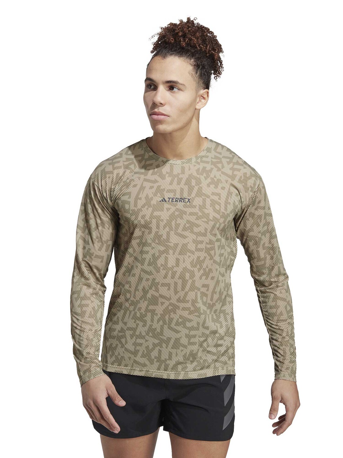 

Блуза Adidas Performance Terrex Trail Running Long-Sleeve Top, зеленый