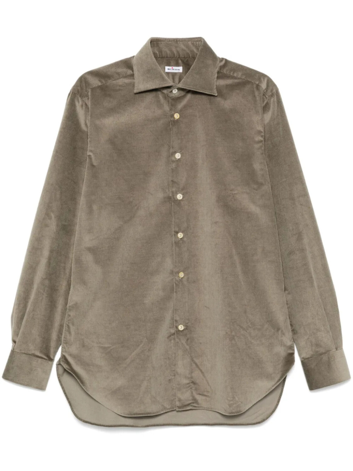 

Kiton вельветовая рубашка, зеленый
