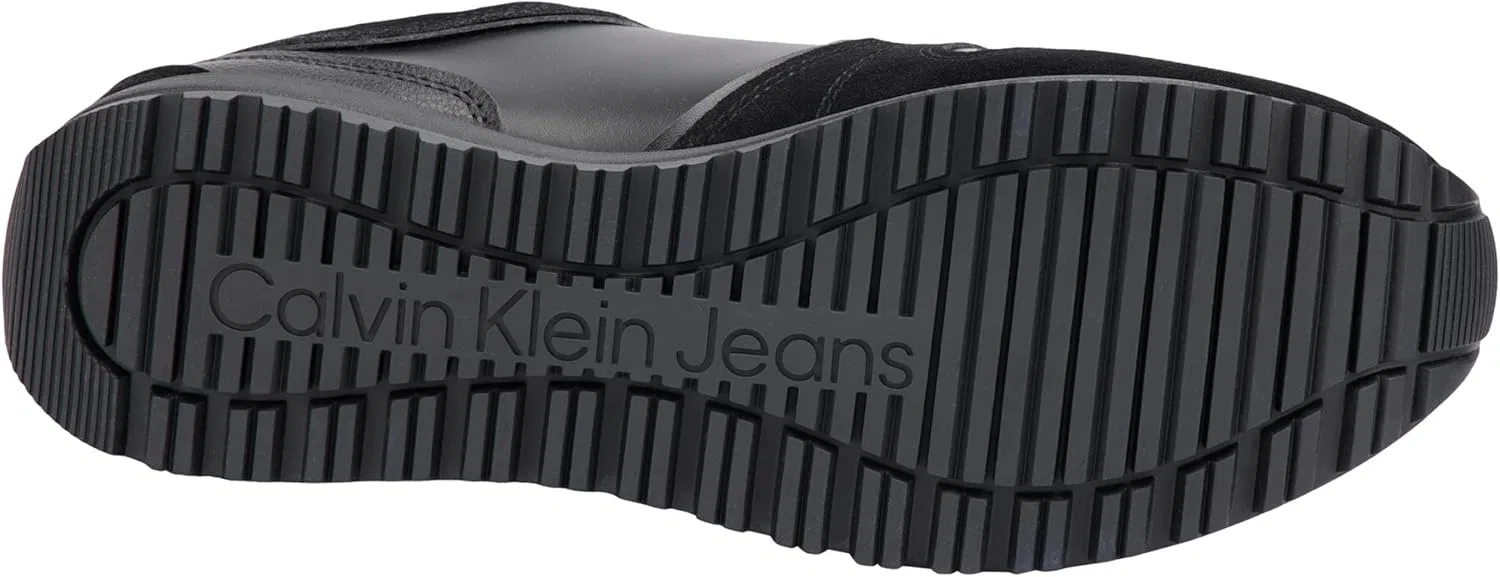 Мужские кроссовки Calvin Klein Toothy Irregular Lines Ym0ym00624 для бега Calvin Klein Jeans, Black Triple Black — фото 3