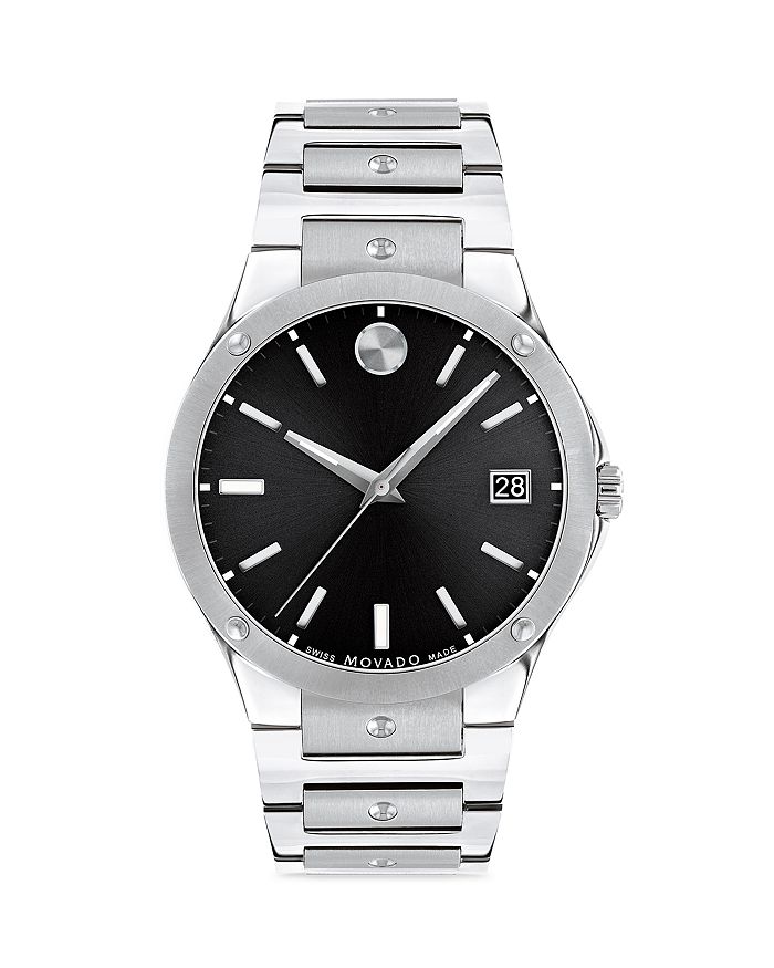 

Часы Movado SE, 41 мм, черный