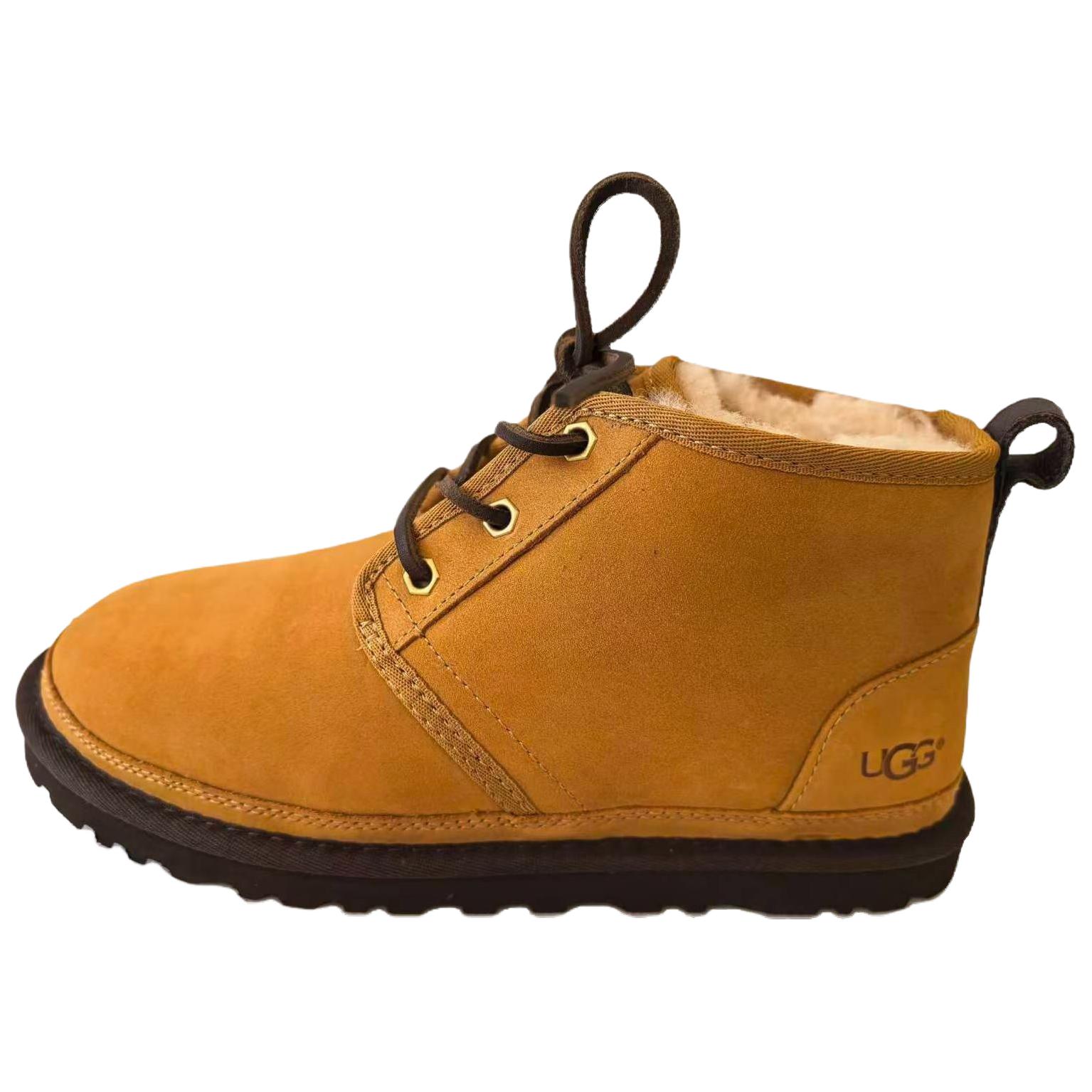 

UGG Короткие зимние ботинки мужские Wheat