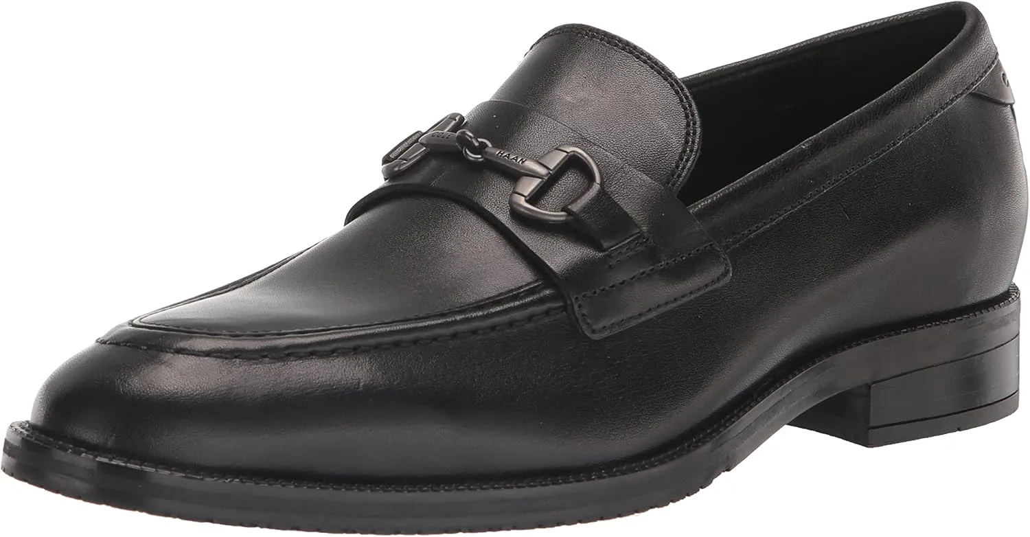 Мужские лоферы Cole Haan Modern Essentials с пряжкой, черный — фото 3