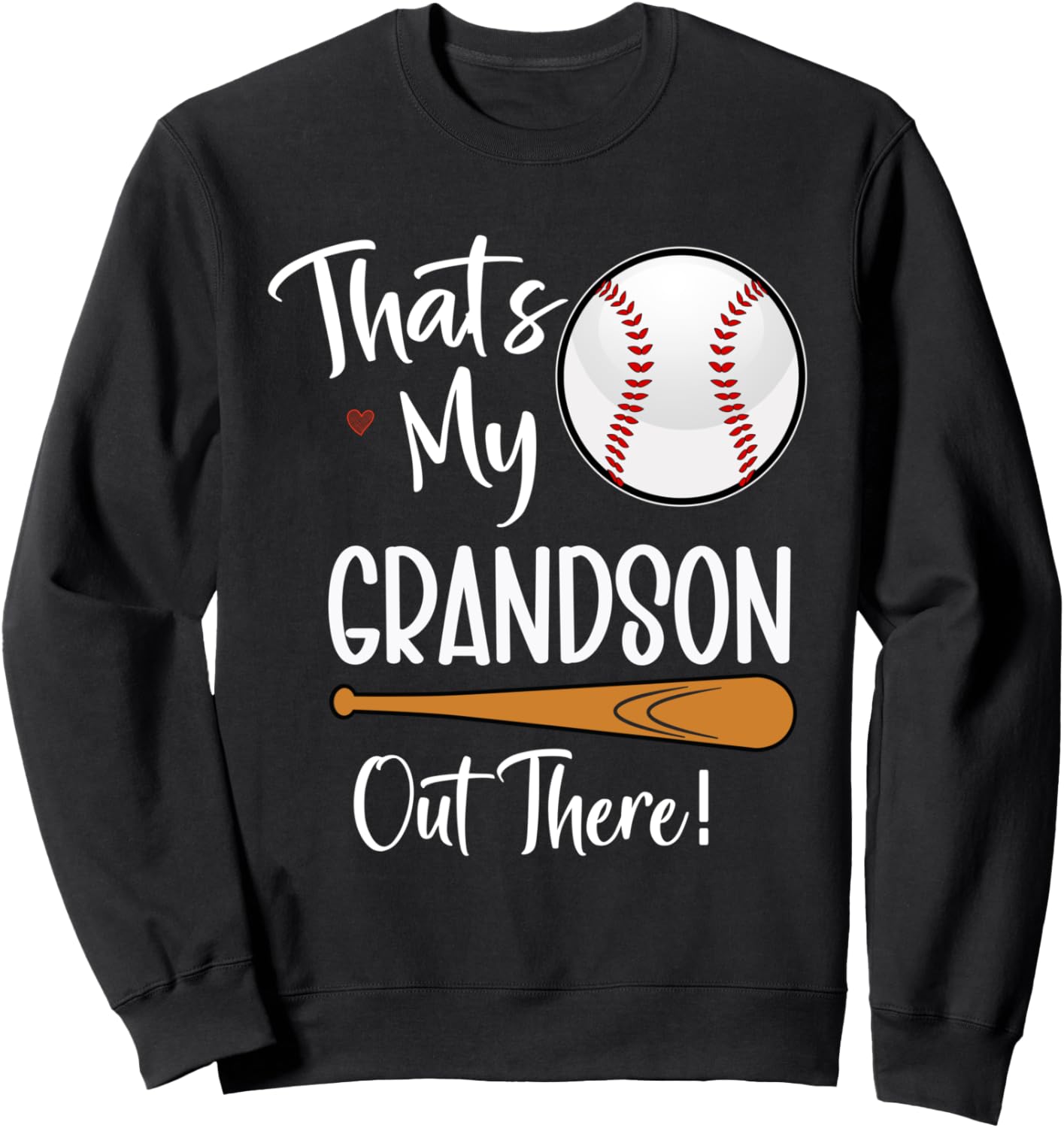 

Это мой внук там, забавная бейсбольная толстовка для бабушки Funny Baseball For Grandmother Nana Game Day, черный