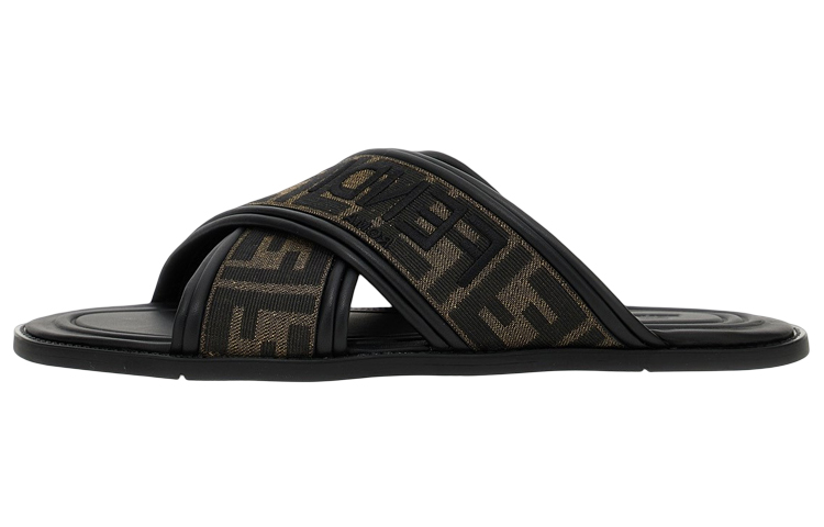 

Жаккардовые шлепанцы FF FENDI, Original Shoe Box Included