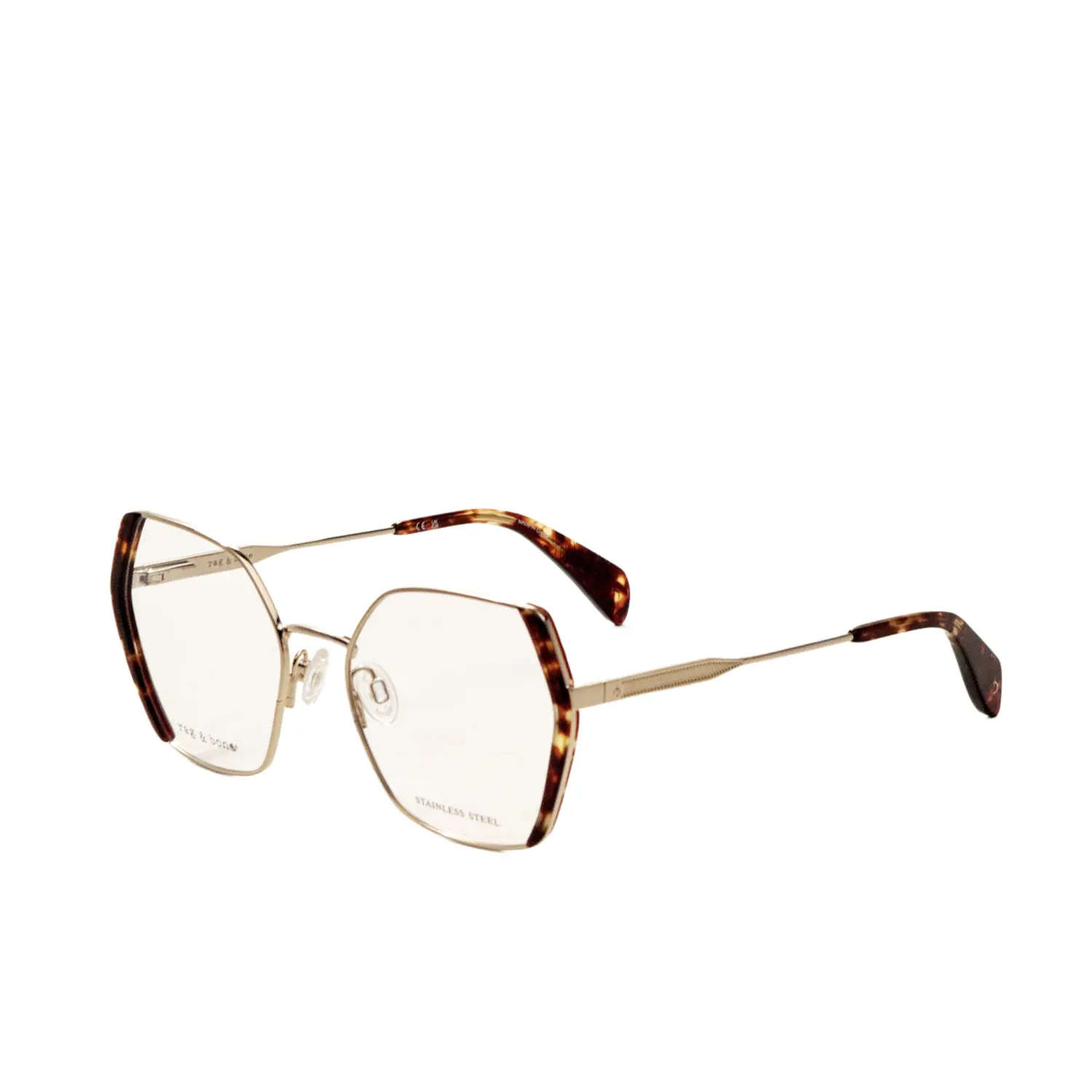 

Женские очки Rag & Bone 53 мм, золотистые, gold havana