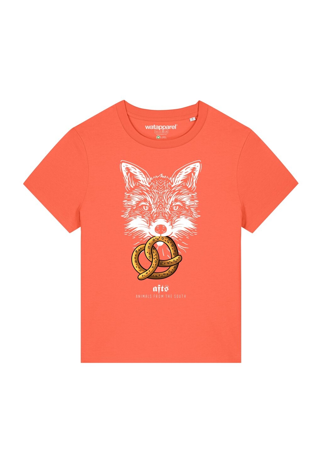 

Футболка с принтом FUCHS watapparel, красный
