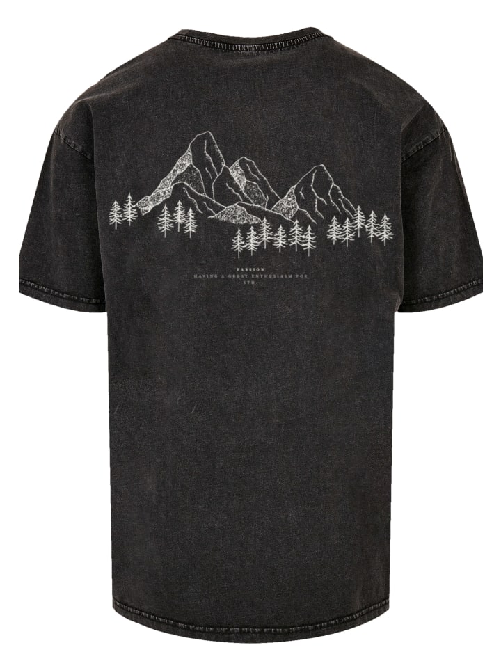 

Мужская футболка оверсайз Mountain черного цвета F4NT4STIC, Черный, Мужская футболка оверсайз Mountain черного цвета F4NT4STIC