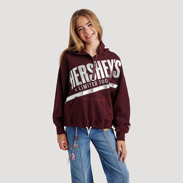 

Девочкам 7-18 Hershey x графический полузастегивающийся пуловер Limited Too