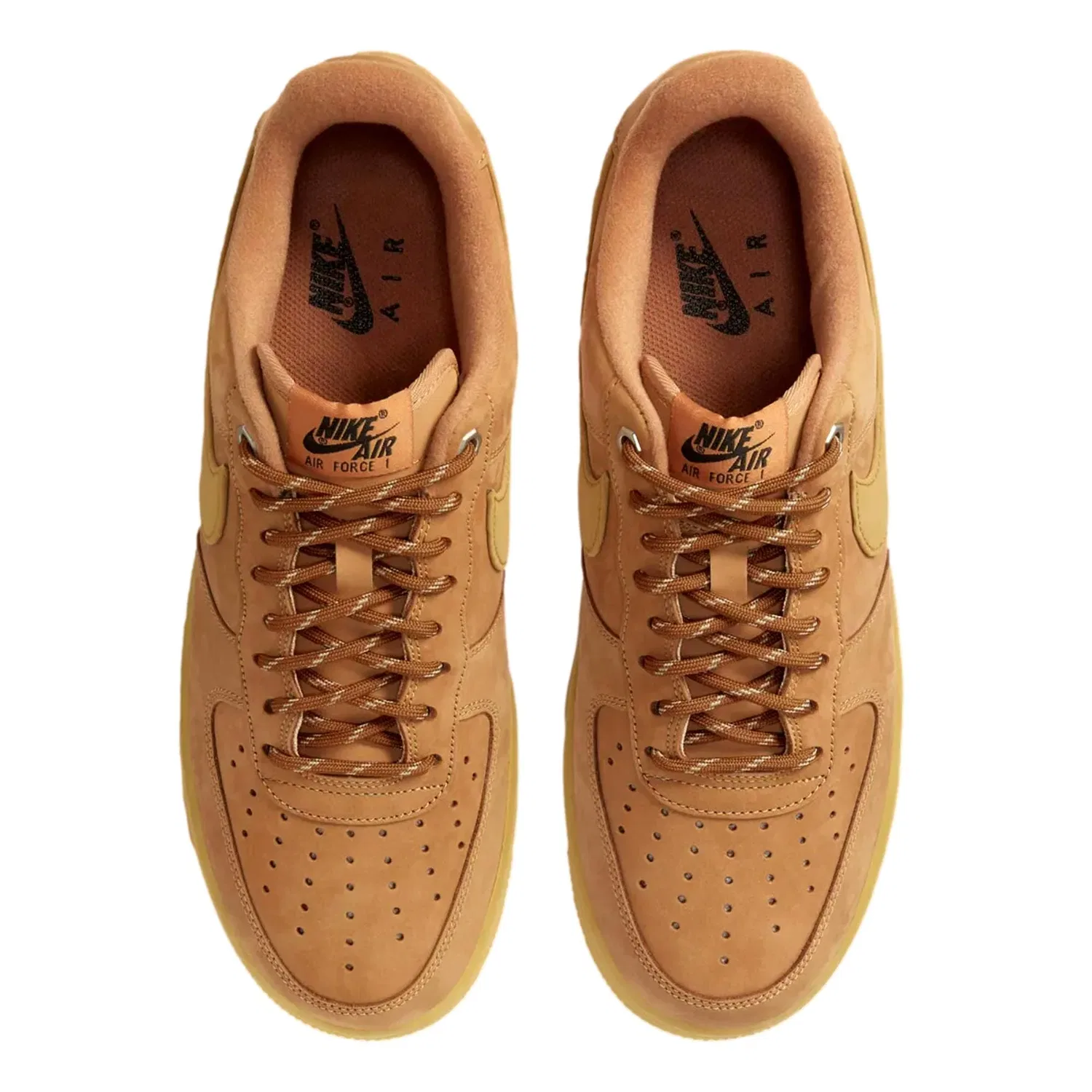 Мужские кроссовки Nike Air Force 1 '07 WB Flax / Wheat - Gum Light Brown CJ9179-200 — фото 2
