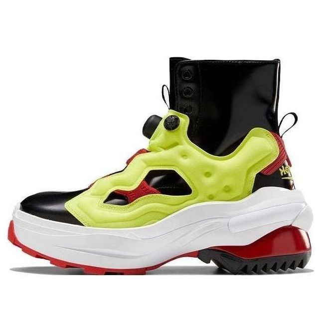 

Спортивные кроссовки Reebok Maison Margiela x InstaPump Fury Tabi 'Black Yellow Red', черный