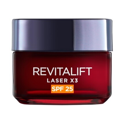 

L'Oréal Paris Revitalift Laser X3 Дневной крем против морщин с SPF 25 Тройное действие Витамин С Гиалуроновая кислота Про-ретинол 50 мл