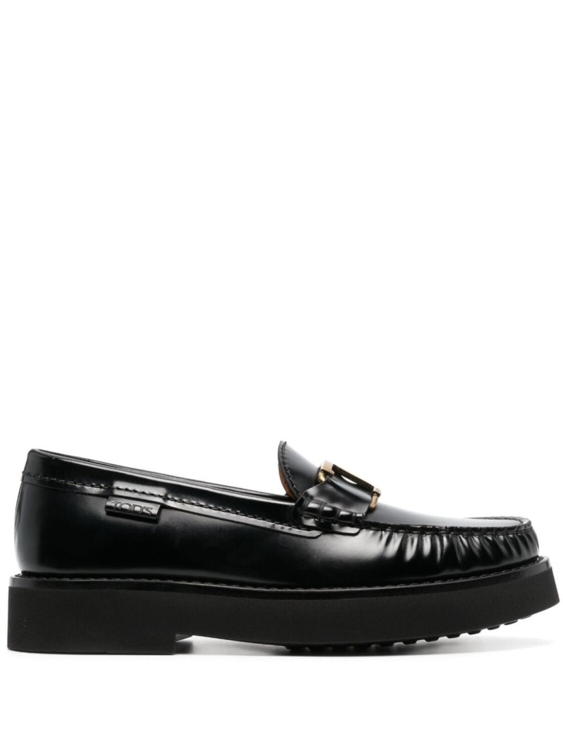 

Tod's лоферы с логотипом, черный