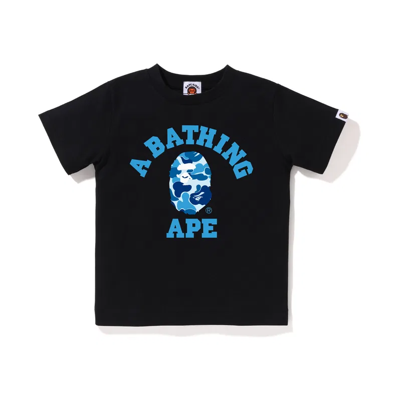Футболка A Bathing Ape для детей 3-7 лет, черная