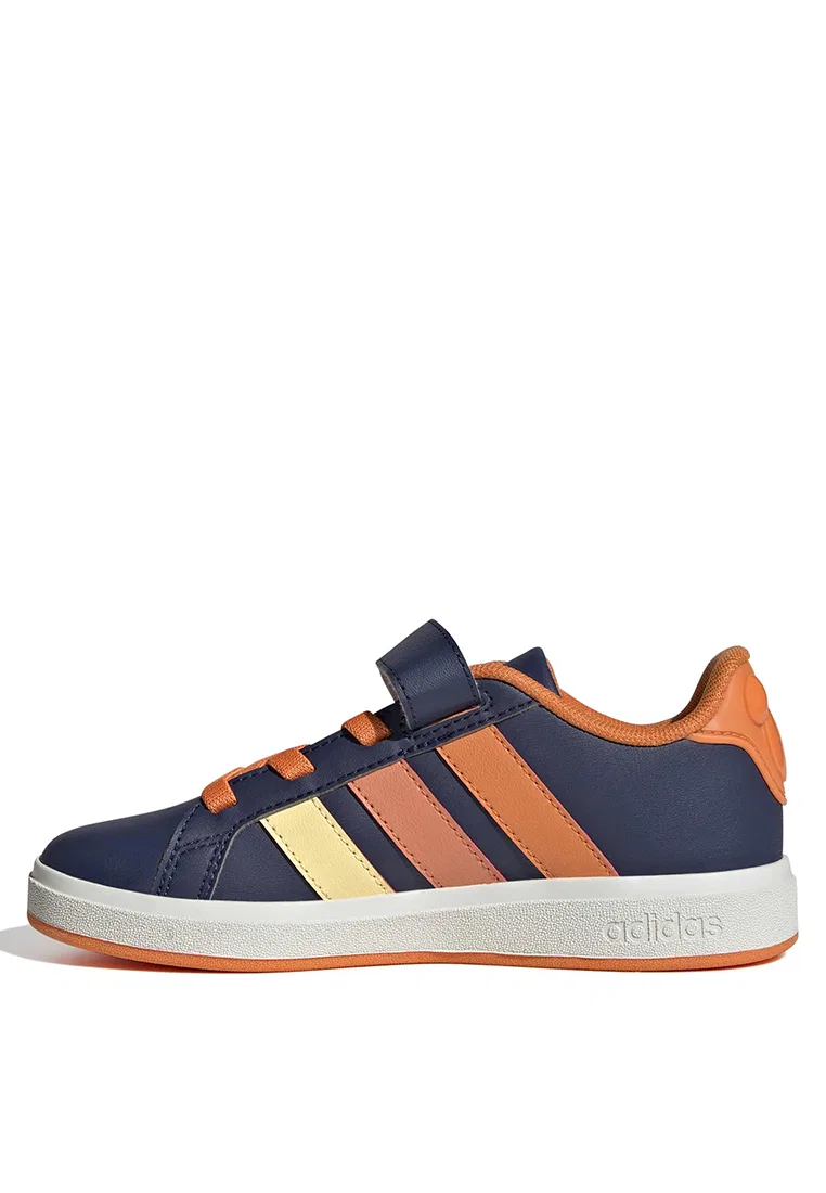 Кроссовки детские, с Микки Маусом, Adidas, черный/синий — фото 4