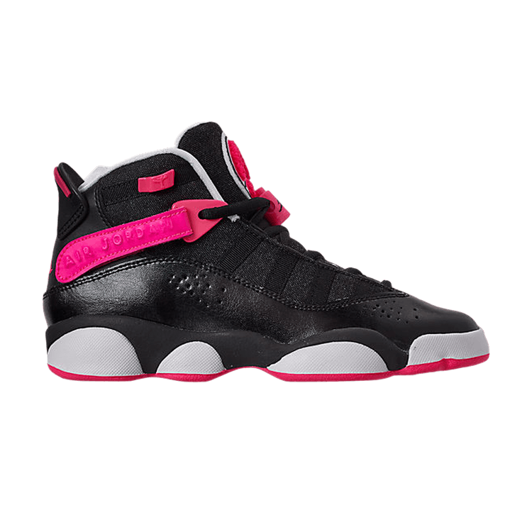 

Кроссовки Air Jordan Jordan 6 Rings GS 'Black Pink', черный