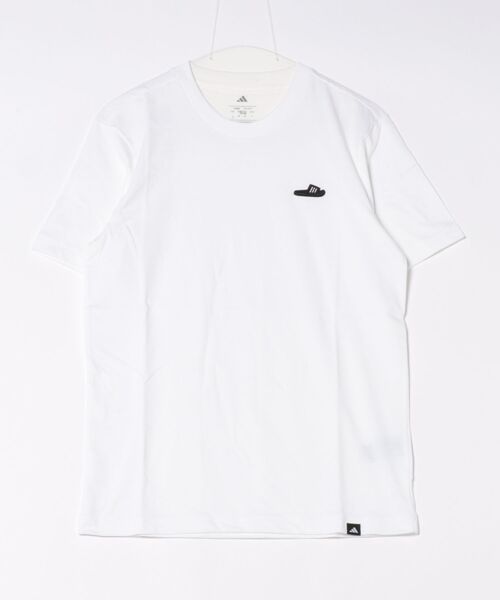 

Футболка adidas, классический крой, белая