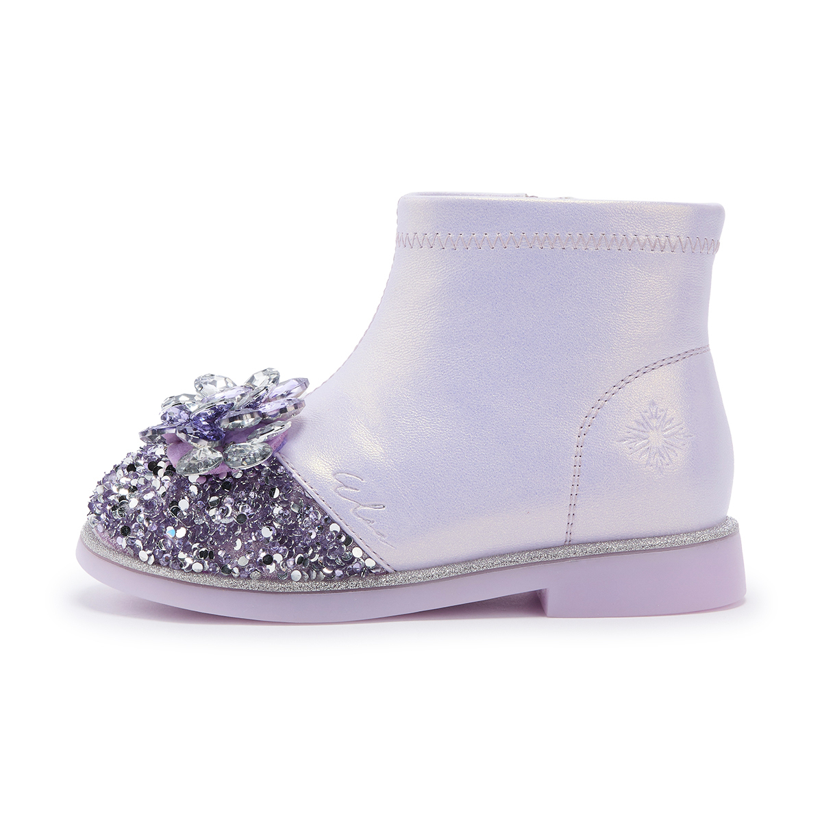 

Устойчивые к замерзанию и истиранию термо высокие ботинки для детей Disney, фиолетовый