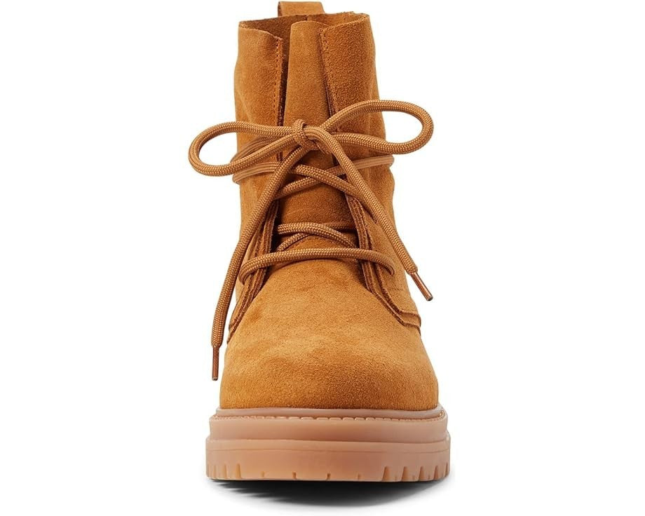 Женские ботинки Steve Madden Tahoe замшевые на шнуровке, коричневый — фото 3