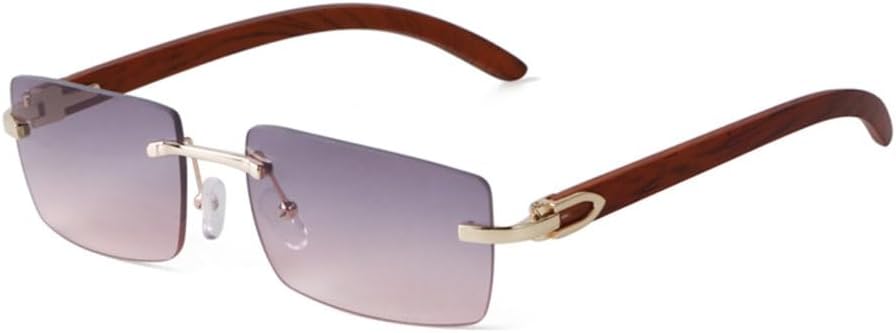 

Прямоугольные солнцезащитные очки MUTYNE для мужчин, роскошные модные деревянные солнцезащитные очки для мужчин, винтажные солнцезащитные очки UV400 для женщин, C2 Grey Pink