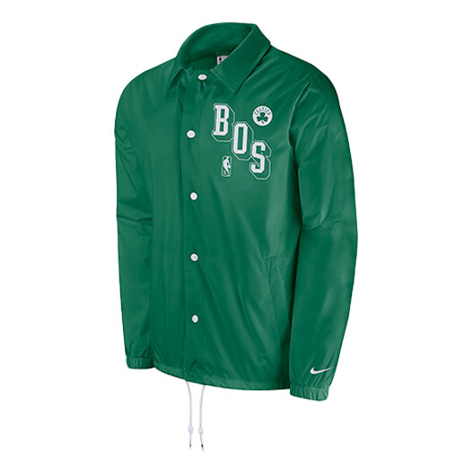 

Куртка Men's Nike NBA Boston Celtics Alphabet Printing logo Sports COACH Jacket Alfalfa Green, зеленый