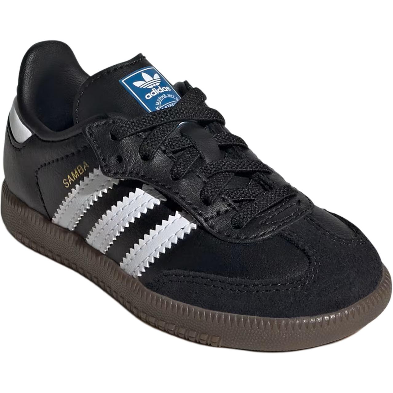 Adidas Originals Samba OG устойчивые к истиранию низкие детские ботинки Black Infant And Toddler — фото 3