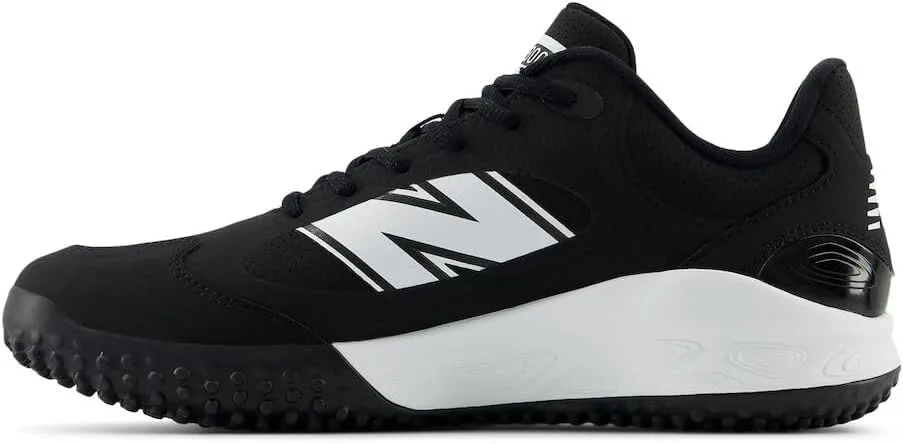 Мужские бейсбольные кроссовки New Balance Fresh Foam 3000 V7 Turf-Trainer, черно-белый — фото 2
