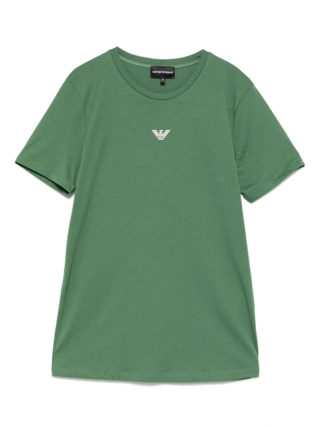 

Футболка с логотипом Emporio Armani Kids, зеленый