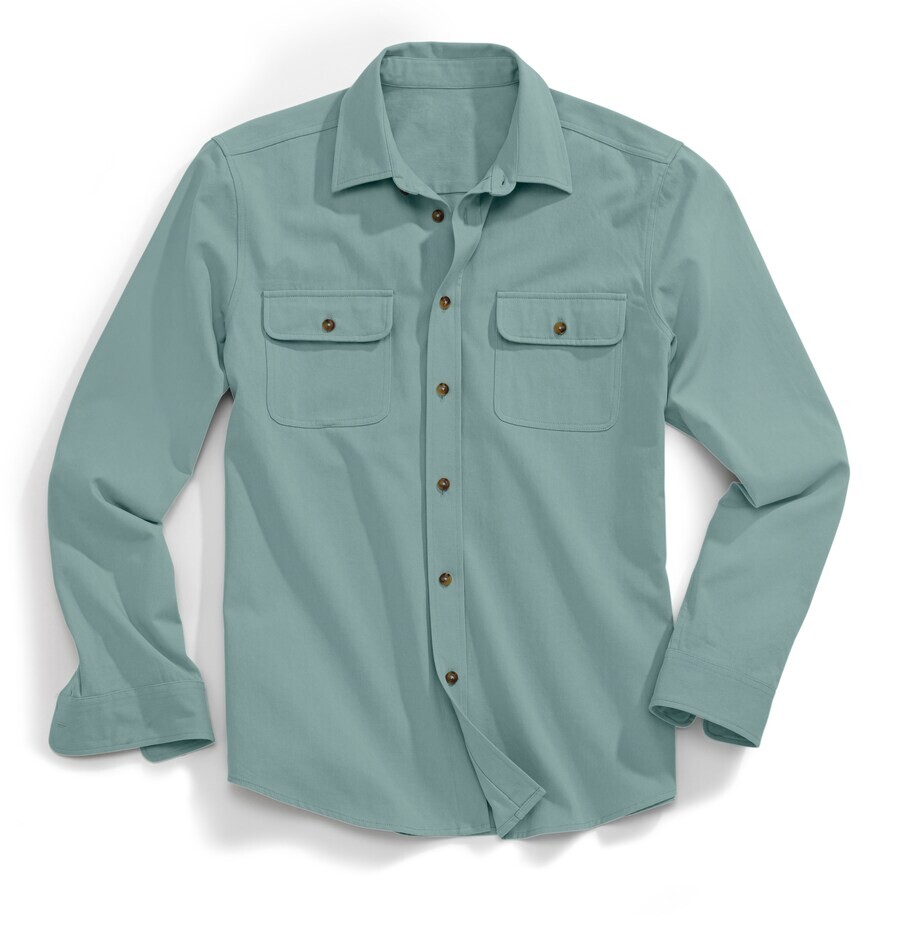 

Повседневная рубашка JOHN DEVIN Regular fit Button Up Shirt, синий