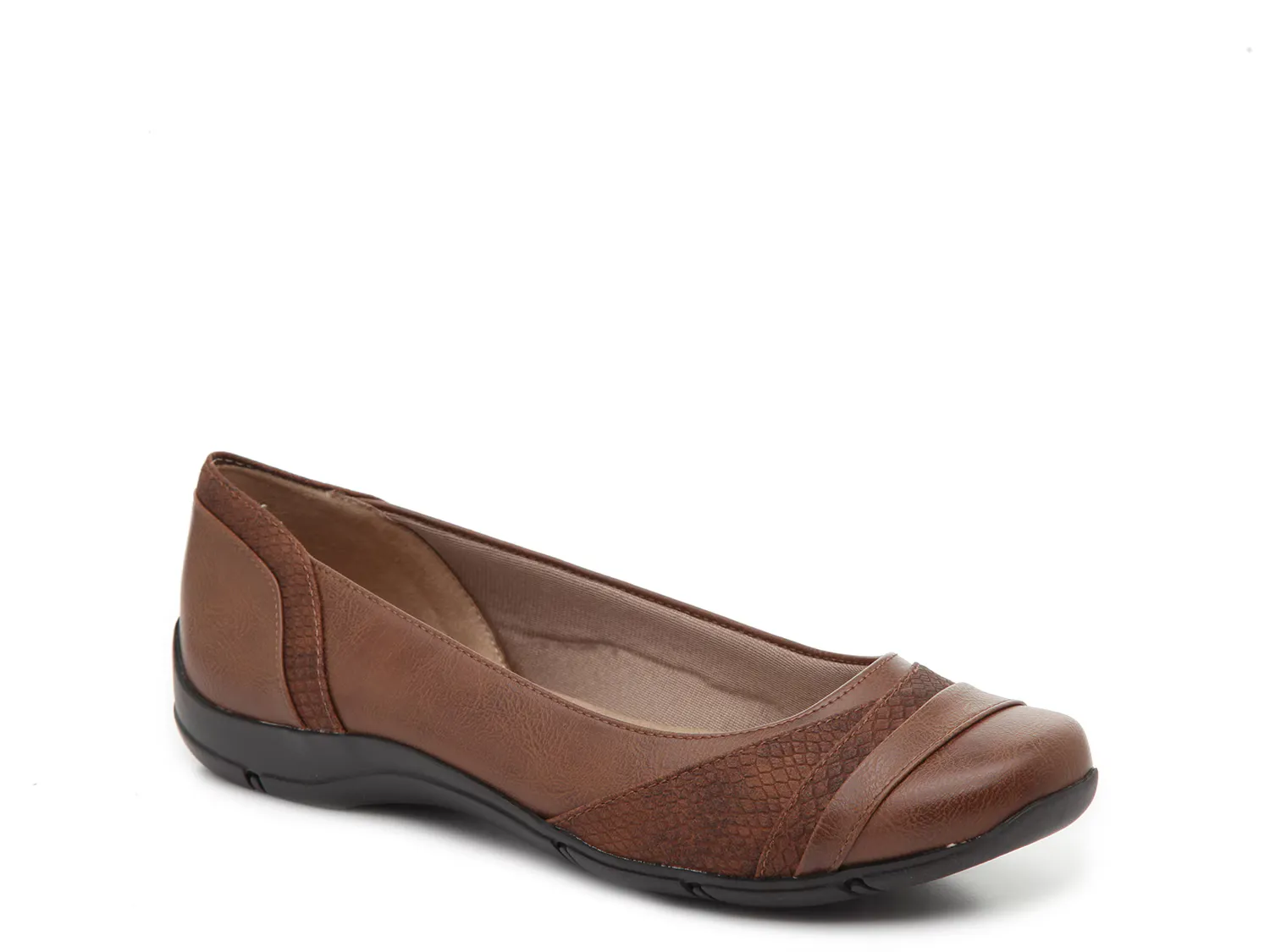 Балетки Dig Flat Lifestride, коричневый