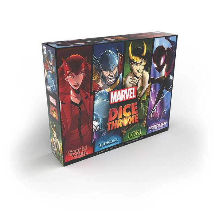 

Настольная игра USAopoly Dice Throne Marvel 2 - 4 Hero Box - Scarlet Witch, Thor, Loki, Spider-Man