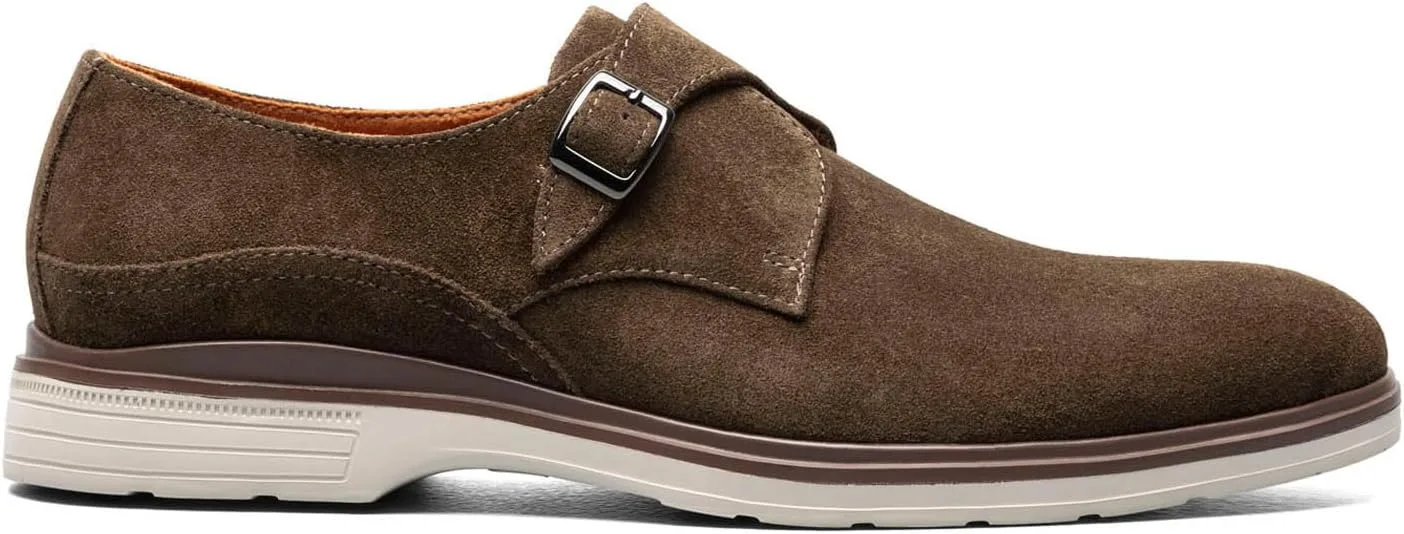 Туфли-монки Stacy Adams Taylen Monk Strap Monk Buckle Shoe, коричневый — фото 3