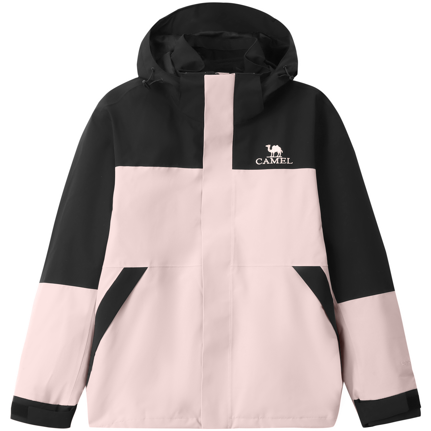 

CAMEL Трехслойная флисовая подкладка Водонепроницаемая ветровка Дышащая Износостойкая Термоодежда Унисекс, Wood Purple/Phantom Black