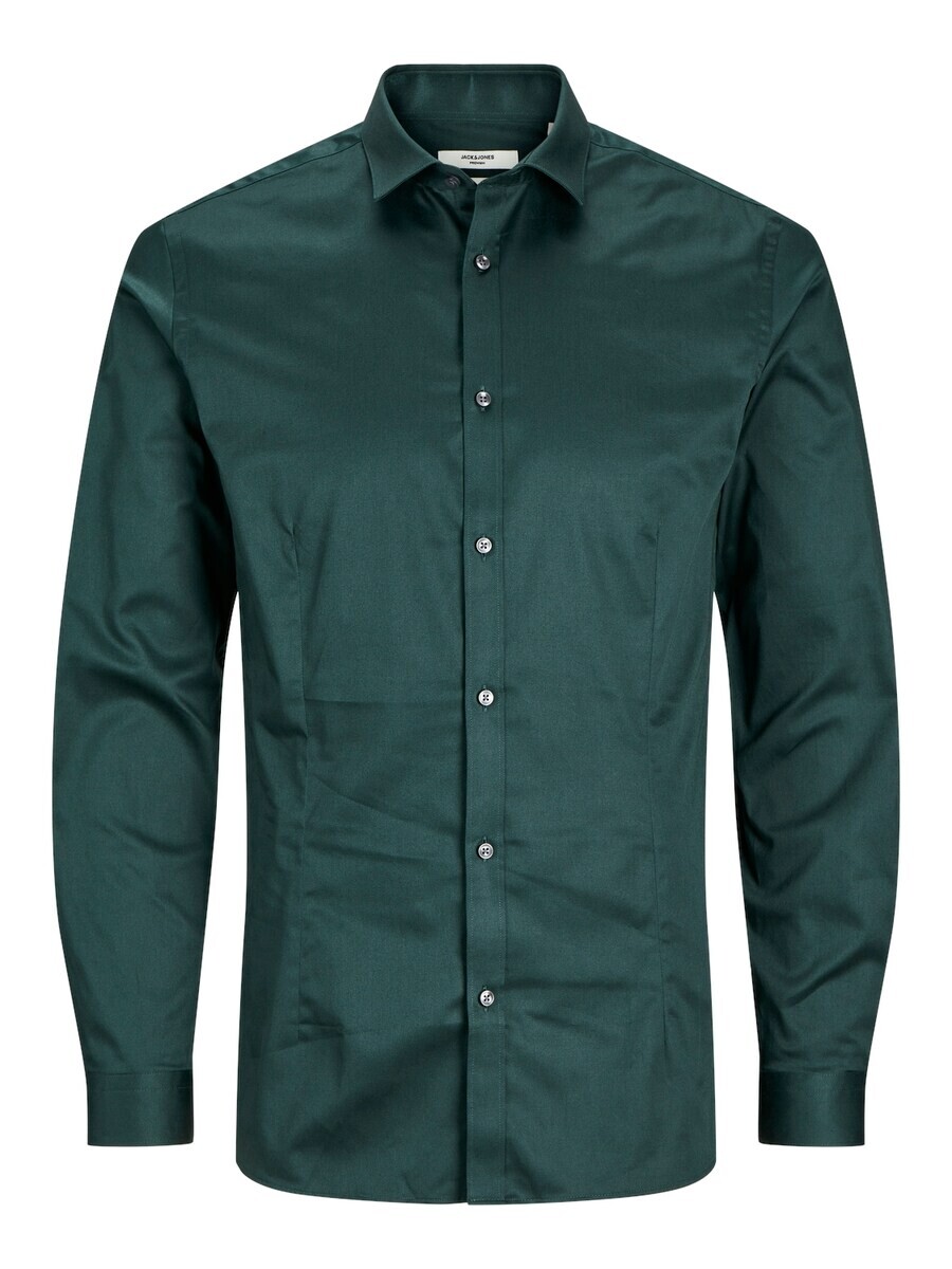

Повседневная рубашка JACK & JONES Slim fit Button Up Shirt JJPRParma, темно-зеленый