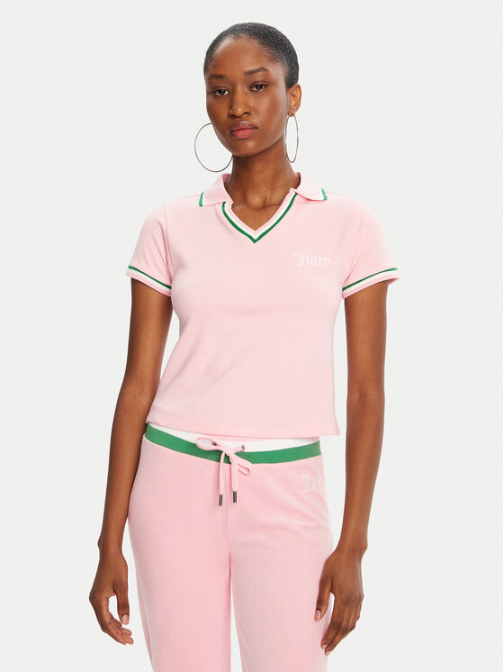 

Поло regular fit JCWCT225355 Juicy Couture, розовый