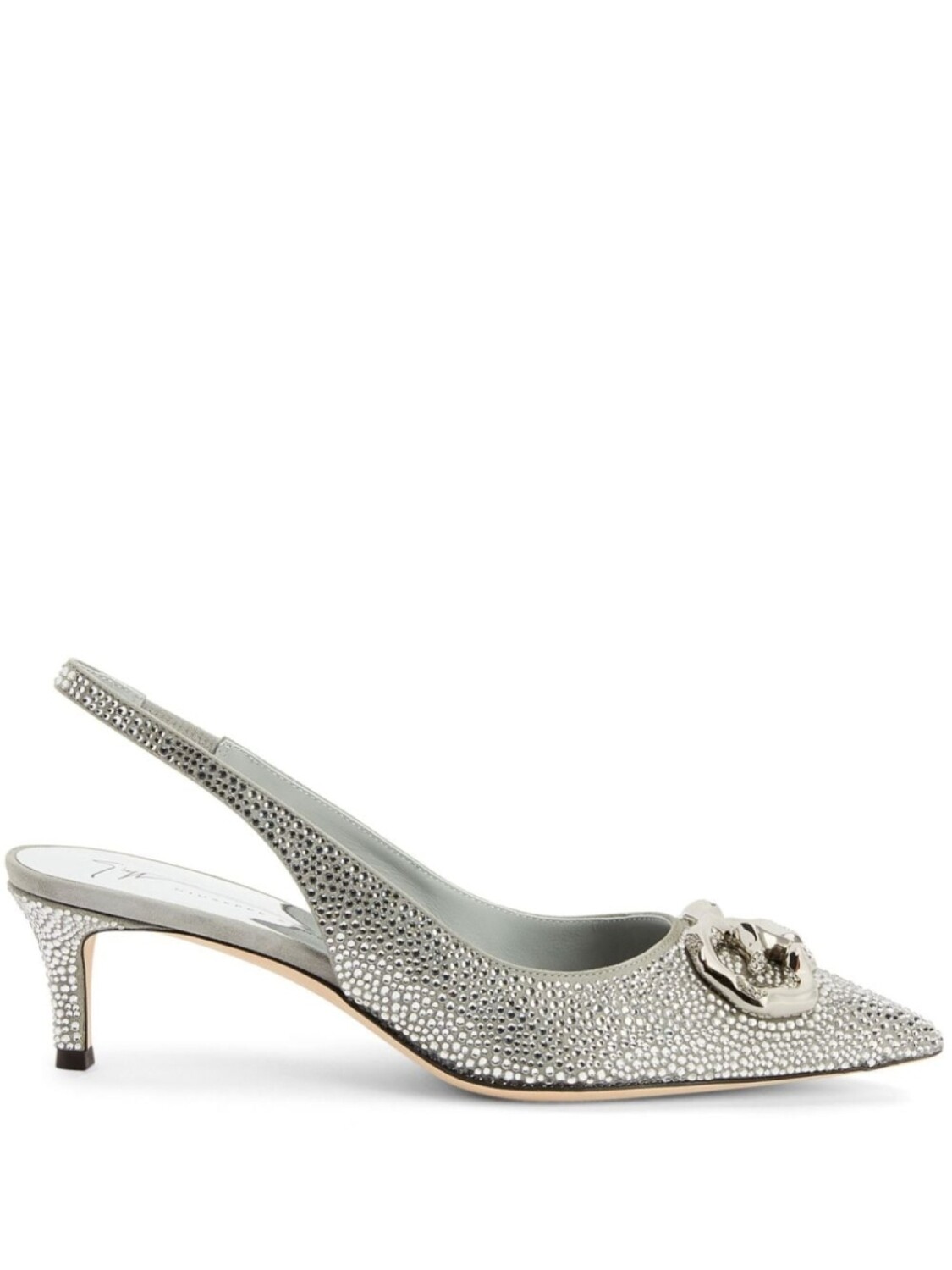 Giuseppe Zanotti туфли Cyprienne 50, серебристый