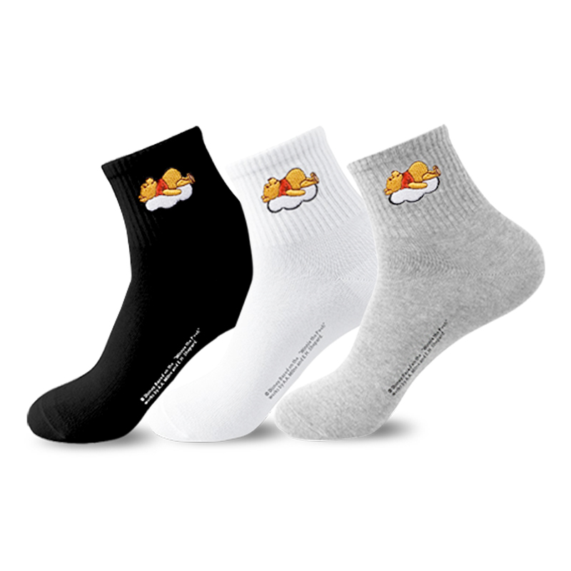 

Набор из 3 пар носков Winnie The Pooh Series Mid Calf Disney, серый