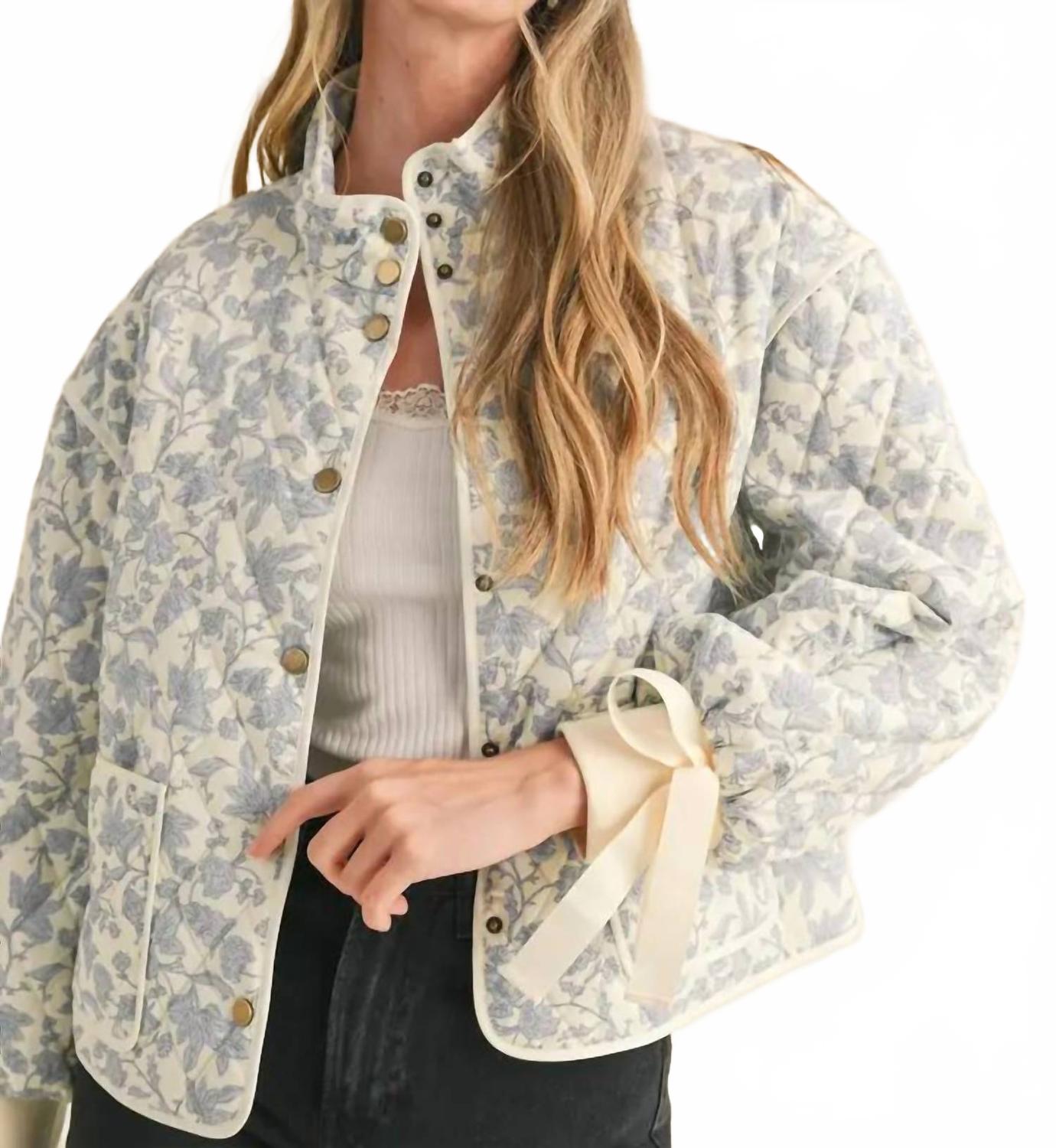 

&merci Куртка «Английский сад» белого цвета