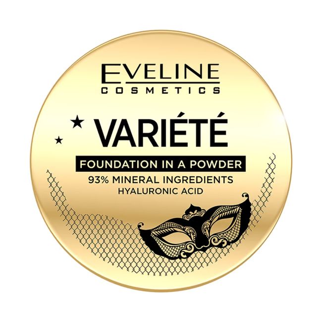 

Минеральная тональная пудра Variete Eveline, цвет 02, 8 гр