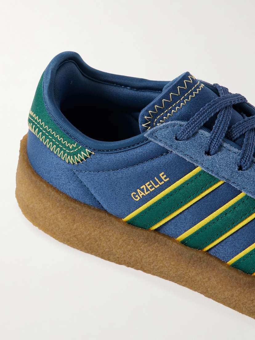 Кроссовки Clot Gazelle с замшевой отделкой Adidas Originals, синий — фото 4