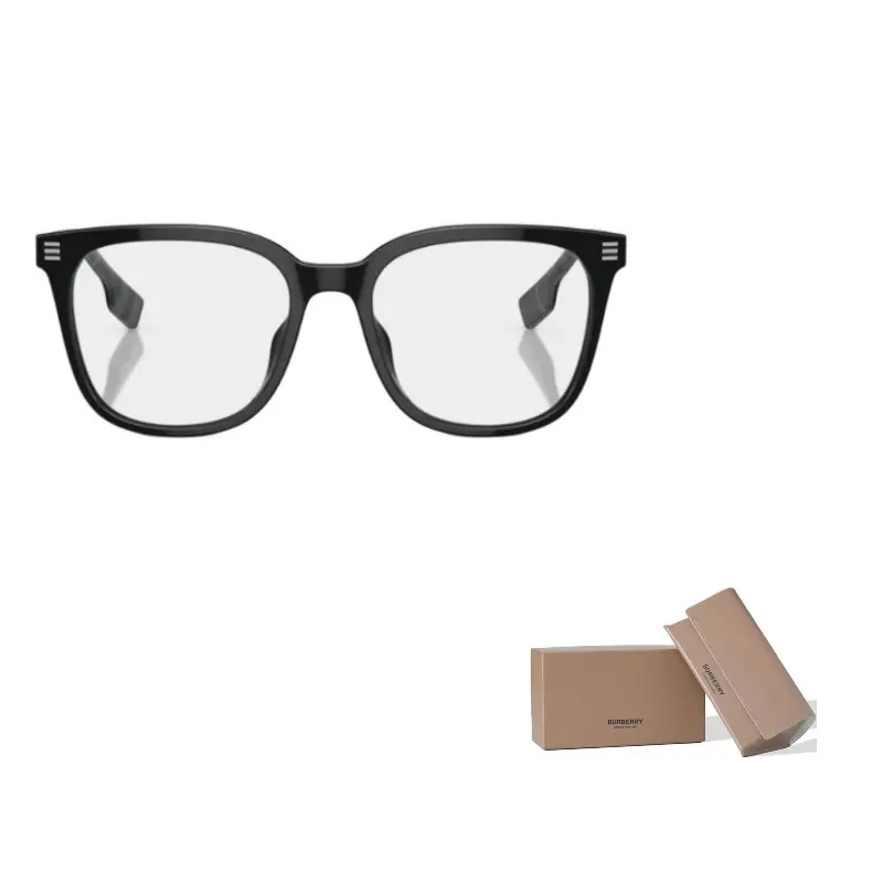

Burberry Квадратные очки, Black Frame Checkered Temples 4104