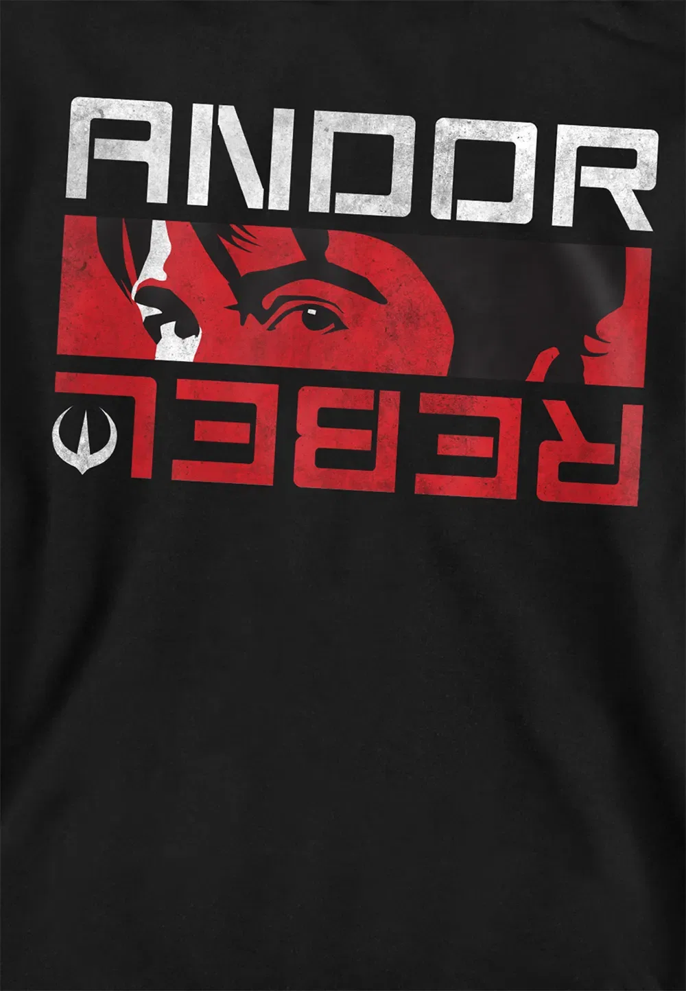 Детская худи Star Wars Andor Rebel Spy, черная, Disney, черный — фото 2