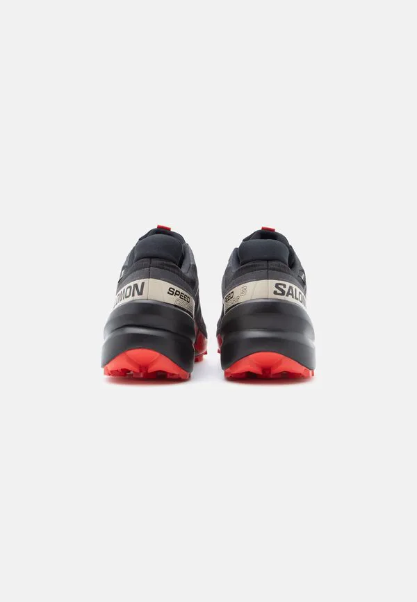 Кроссовки для трейлраннинга speedcross 6 gtx Salomon, Black/Fiery Red/Almond Milk — фото 3