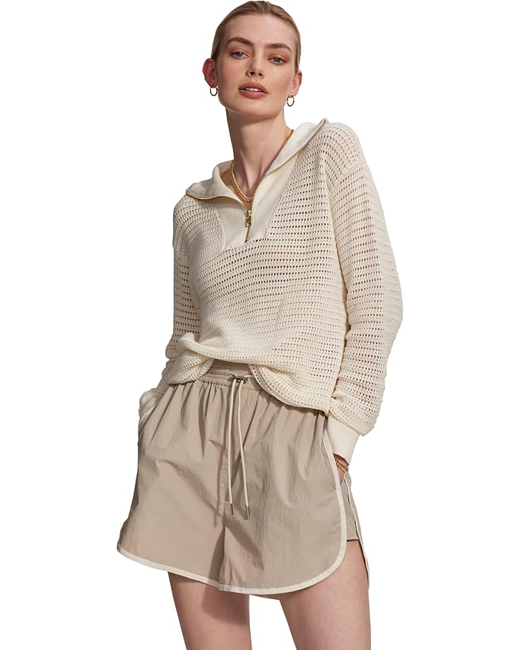 

Свитер Varley Billie 1/2 Zip Knit, цвет Egret