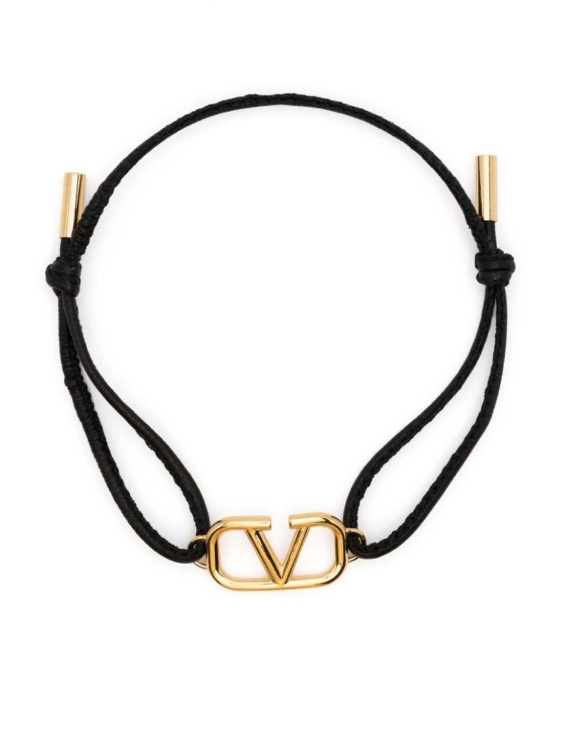 

Браслет с логотипом VLogo Intrecciato Valentino Garavani, черный